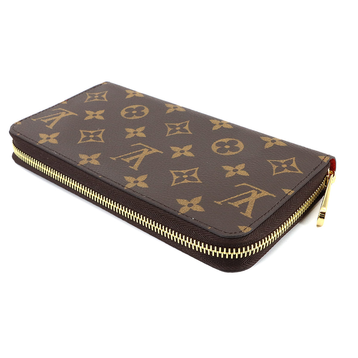 Monogram Zippy Wallet Brown Coquelicott M41896 Purse