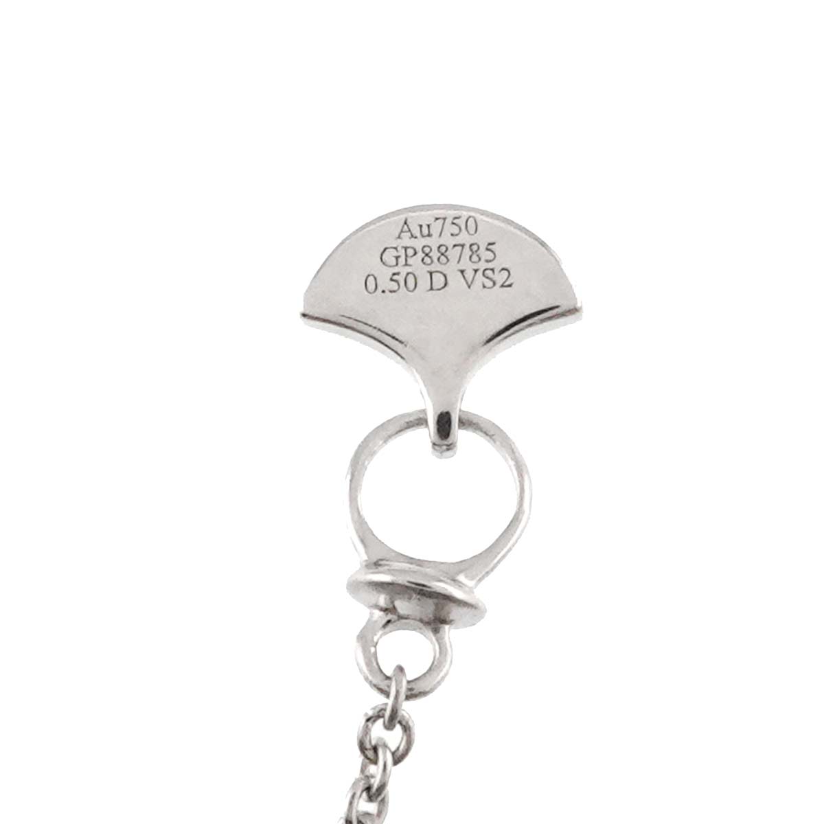 Icon Diamond 0.50ct D/VS2/3EX Necklace 18K WG 750