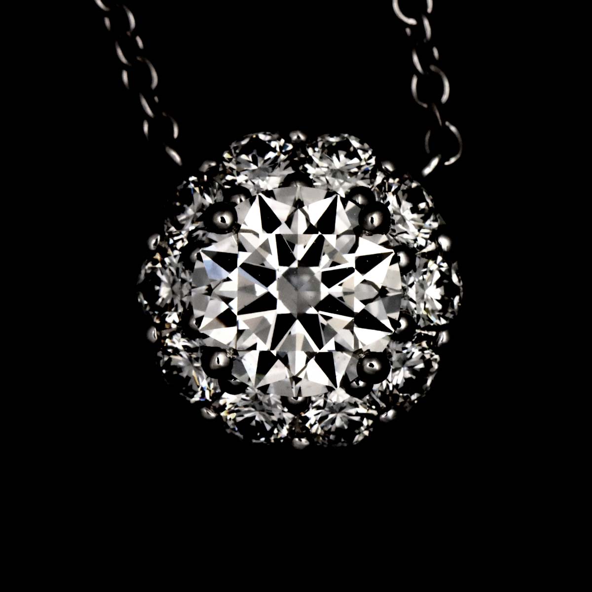 Icon Diamond 0.50ct D/VS2/3EX Necklace 18K WG 750