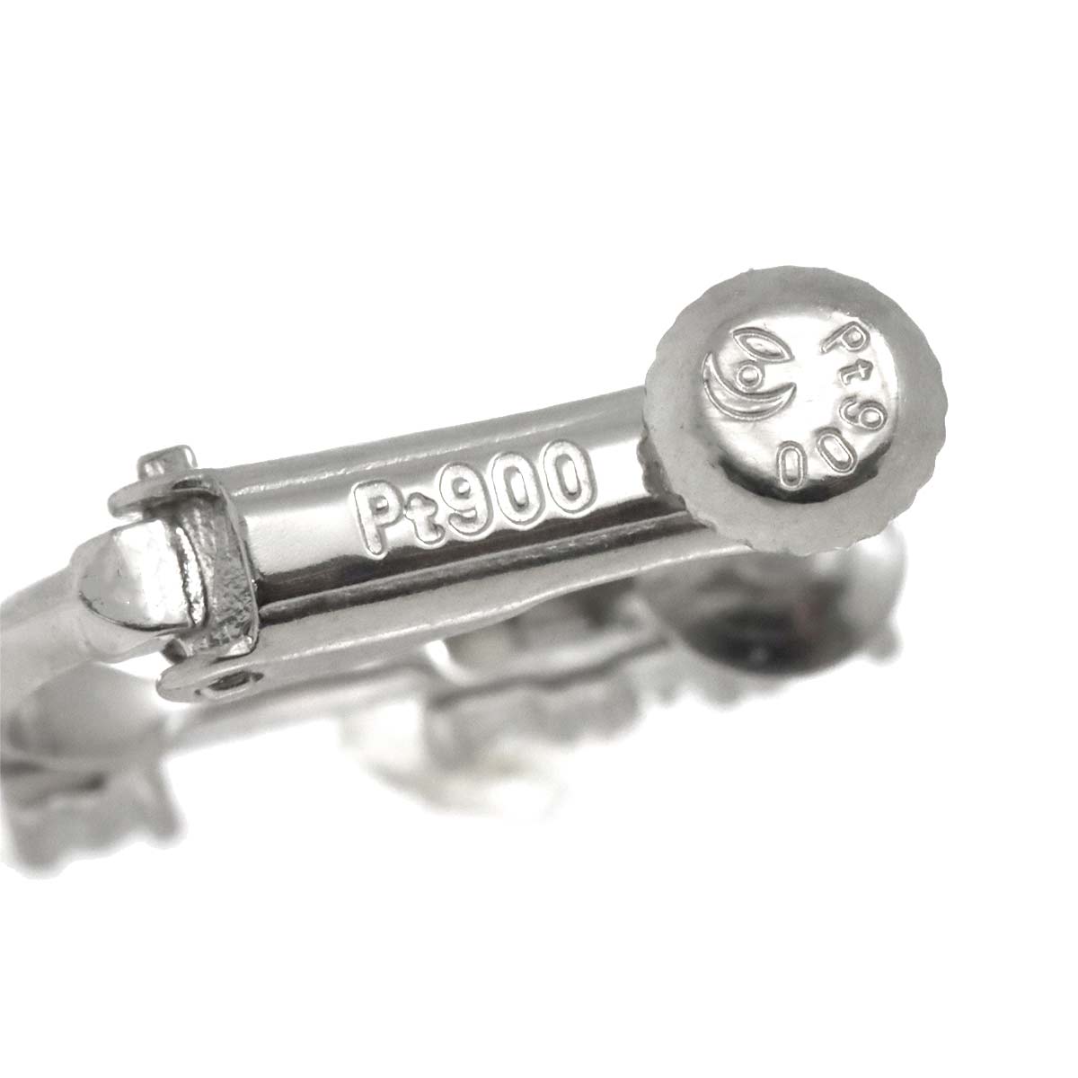 Diamond 0.18/0.18ct Earrings Clip on Pt Platinum