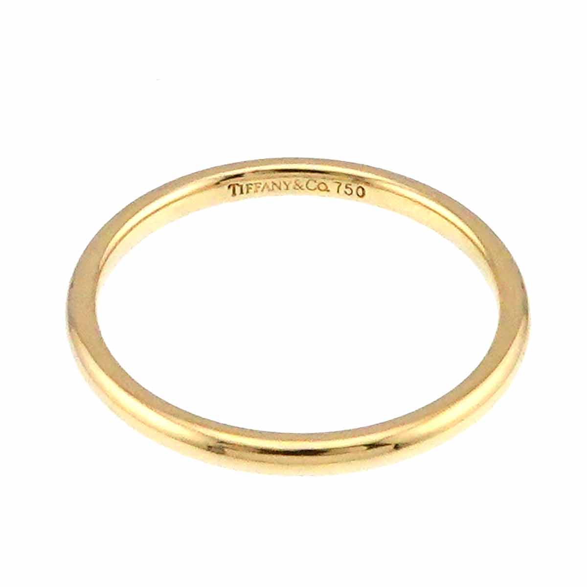 Classic Band Ring 18K Yellow Gold 750 size8.25(US)