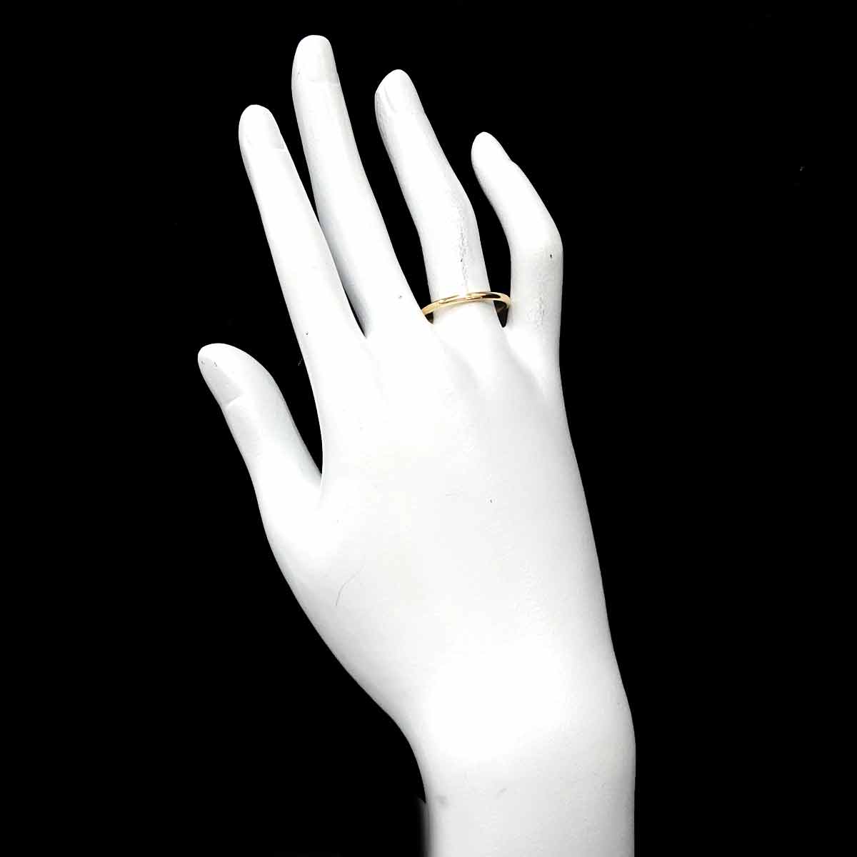 Classic Band Ring 18K Yellow Gold 750 size8.25(US)