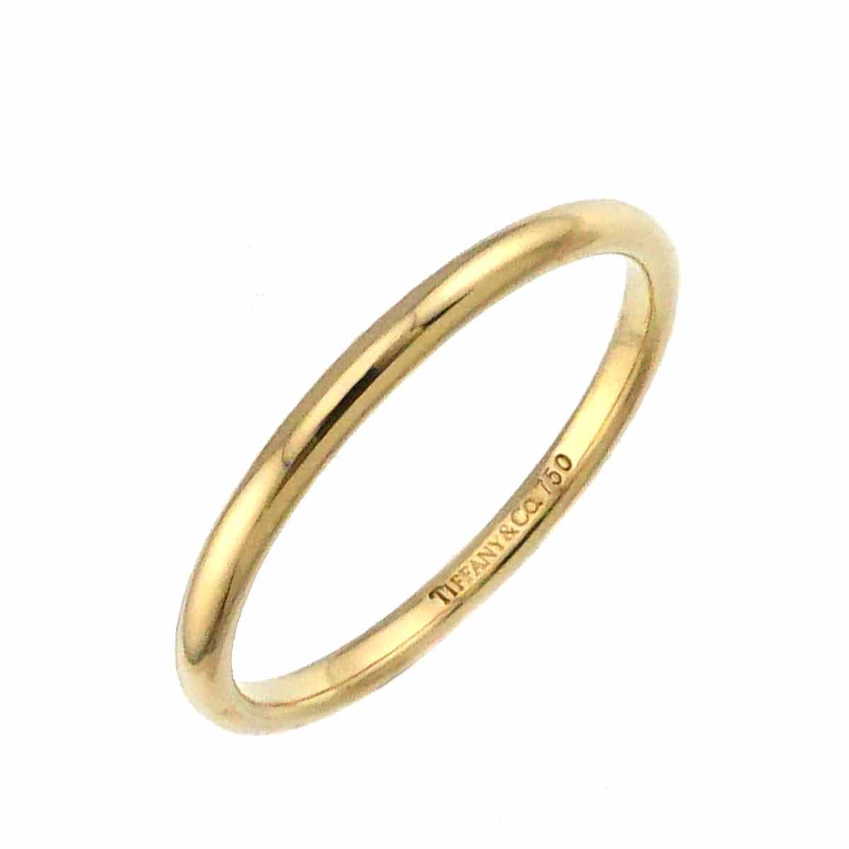 Classic Band Ring 18K Yellow Gold 750 size8.25(US)