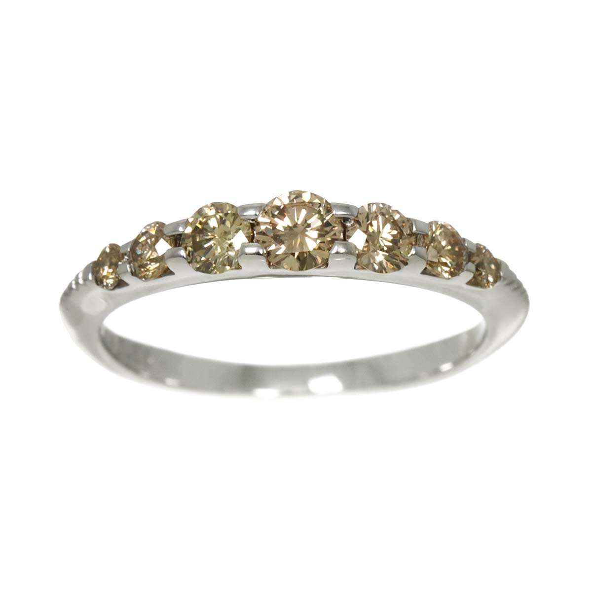 Diamond 0.55ct Ring 18K WG 750 size5.25(US)