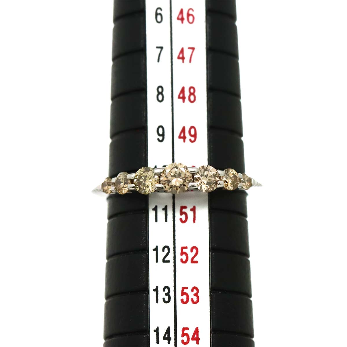 Diamond 0.55ct Ring 18K WG 750 size5.25(US)