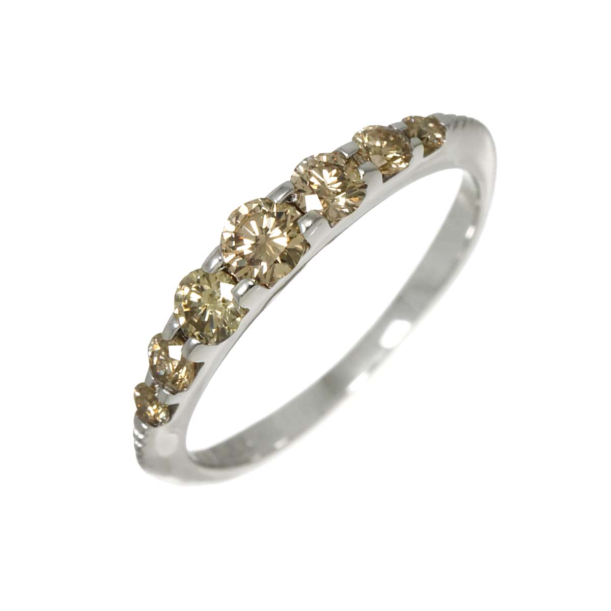 Diamond 0.55ct Ring 18K WG 750 size5.25(US)