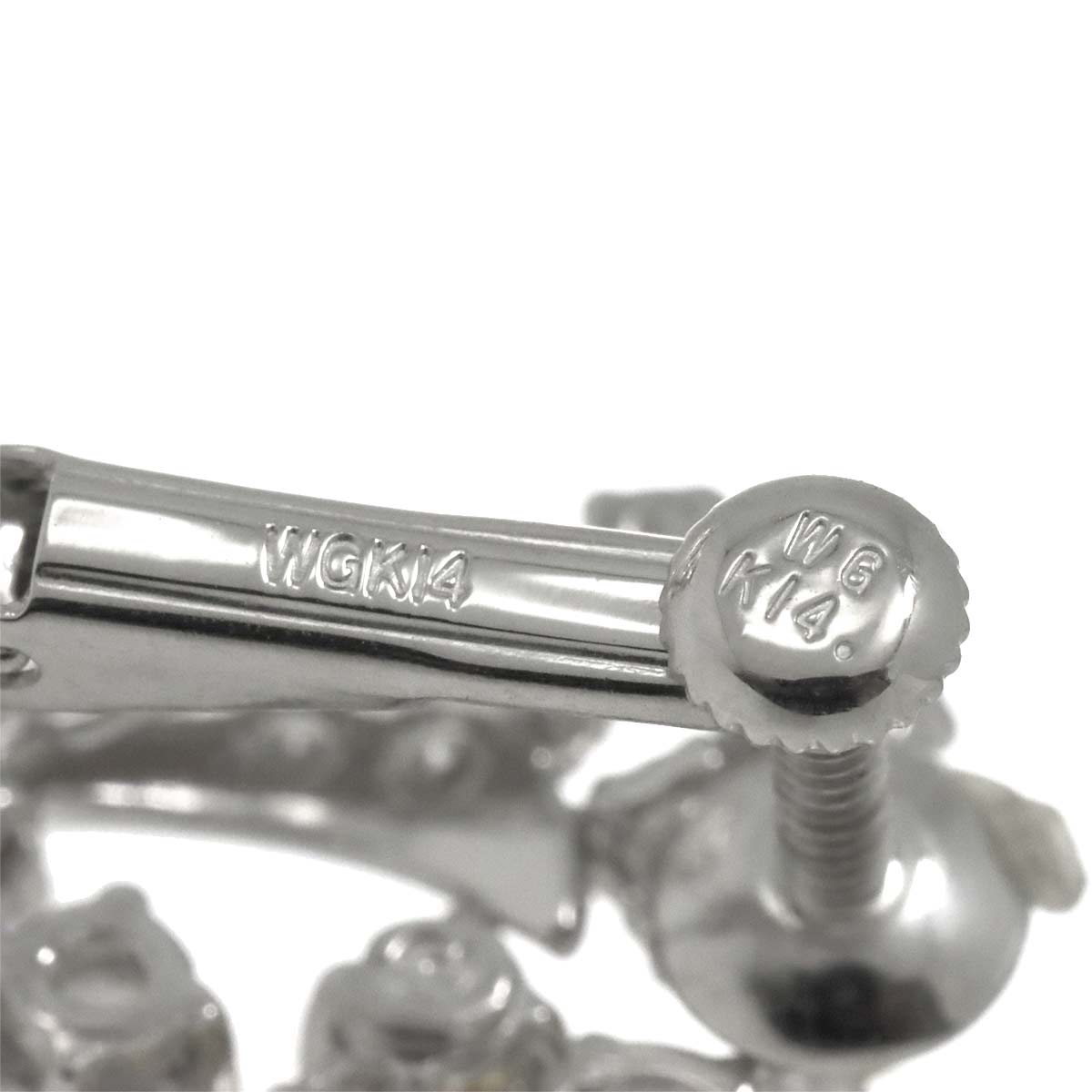 Diamond 0.54/0.54ct Yellow Diamond Earrings Clip on Pt 14K 585