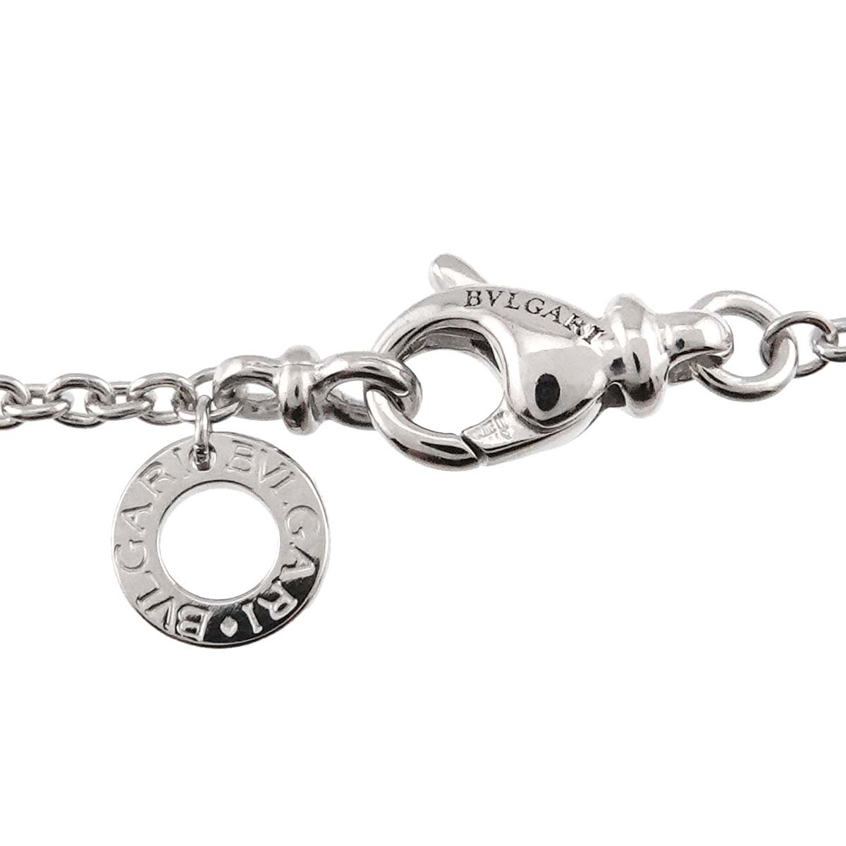 Cross Diamond Necklace K18 18K WG White Gold 750