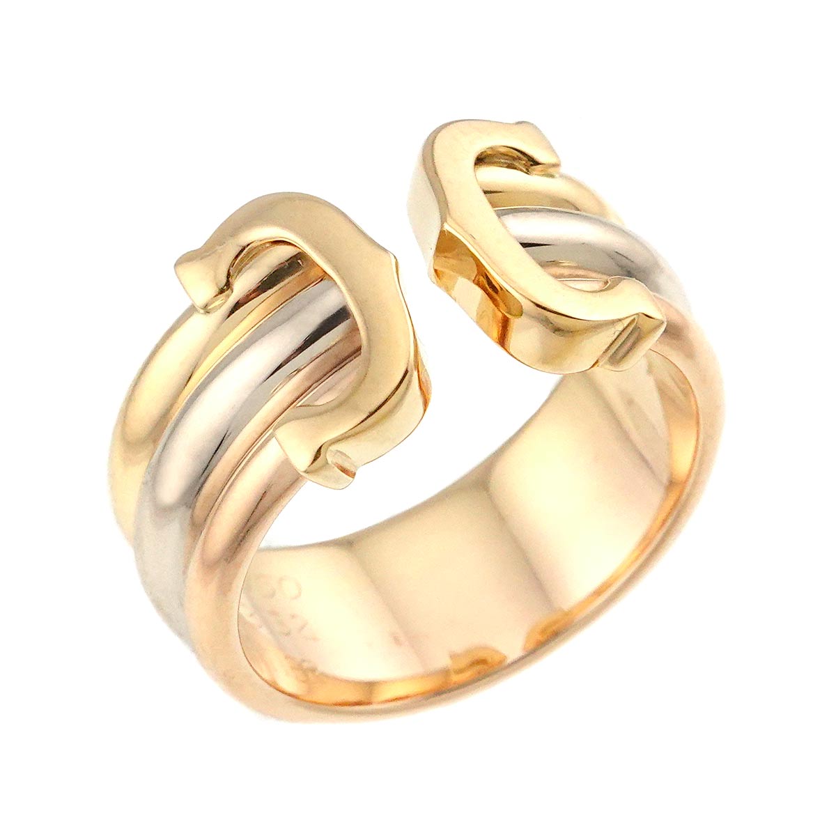 C2 Ring 18K YG WG PG 750 Size52 6-6.25(US)