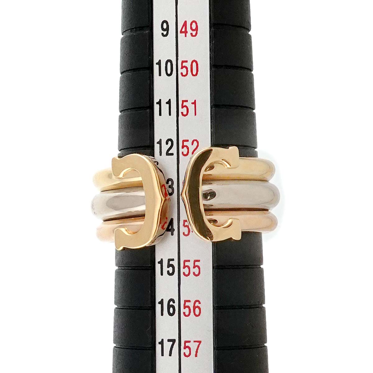 C2 Ring 18K YG WG PG 750 Size52 6-6.25(US)
