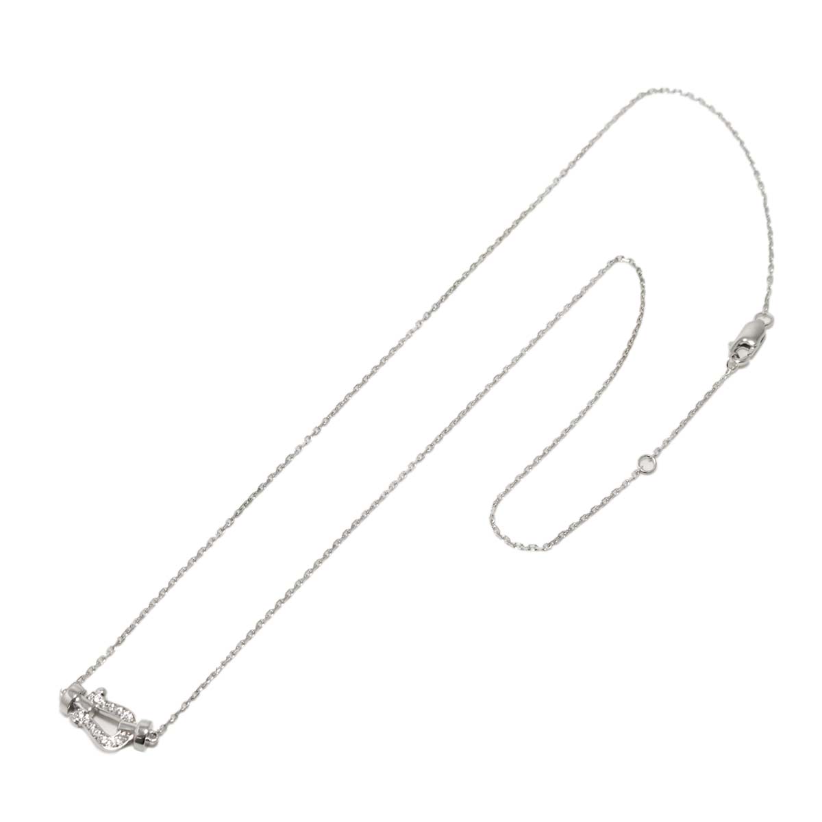 Force10 Diamond Necklace Small 18K White Gold 750