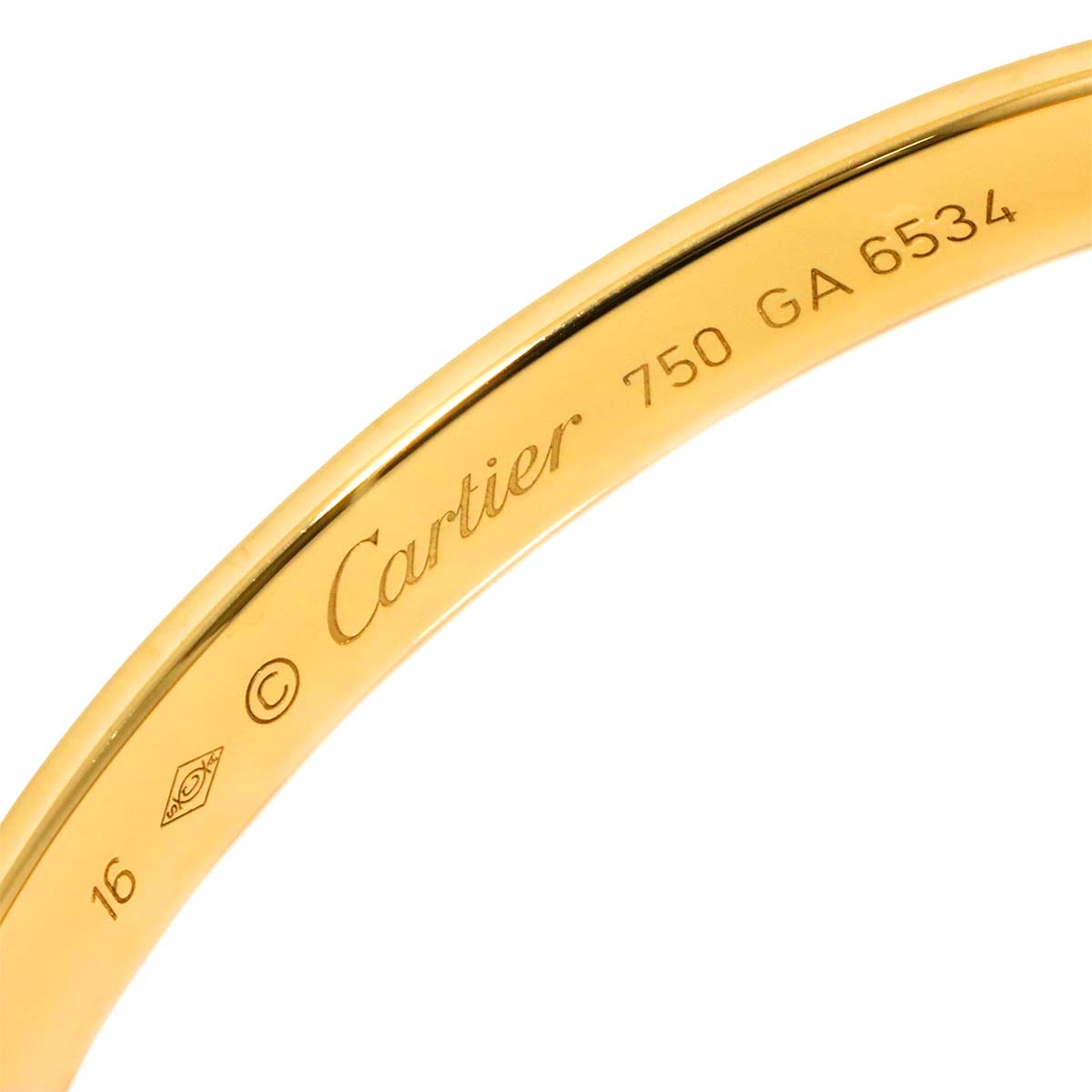 Love Bracelet Open 18K Yellow Gold 750 Size16