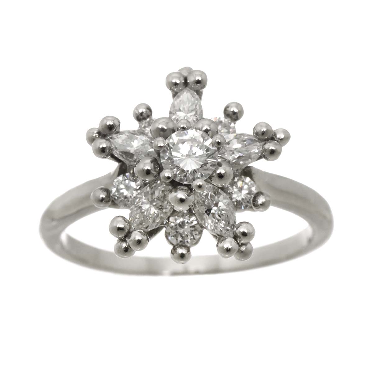 Diamond Ring Platinum Size5.25(US)