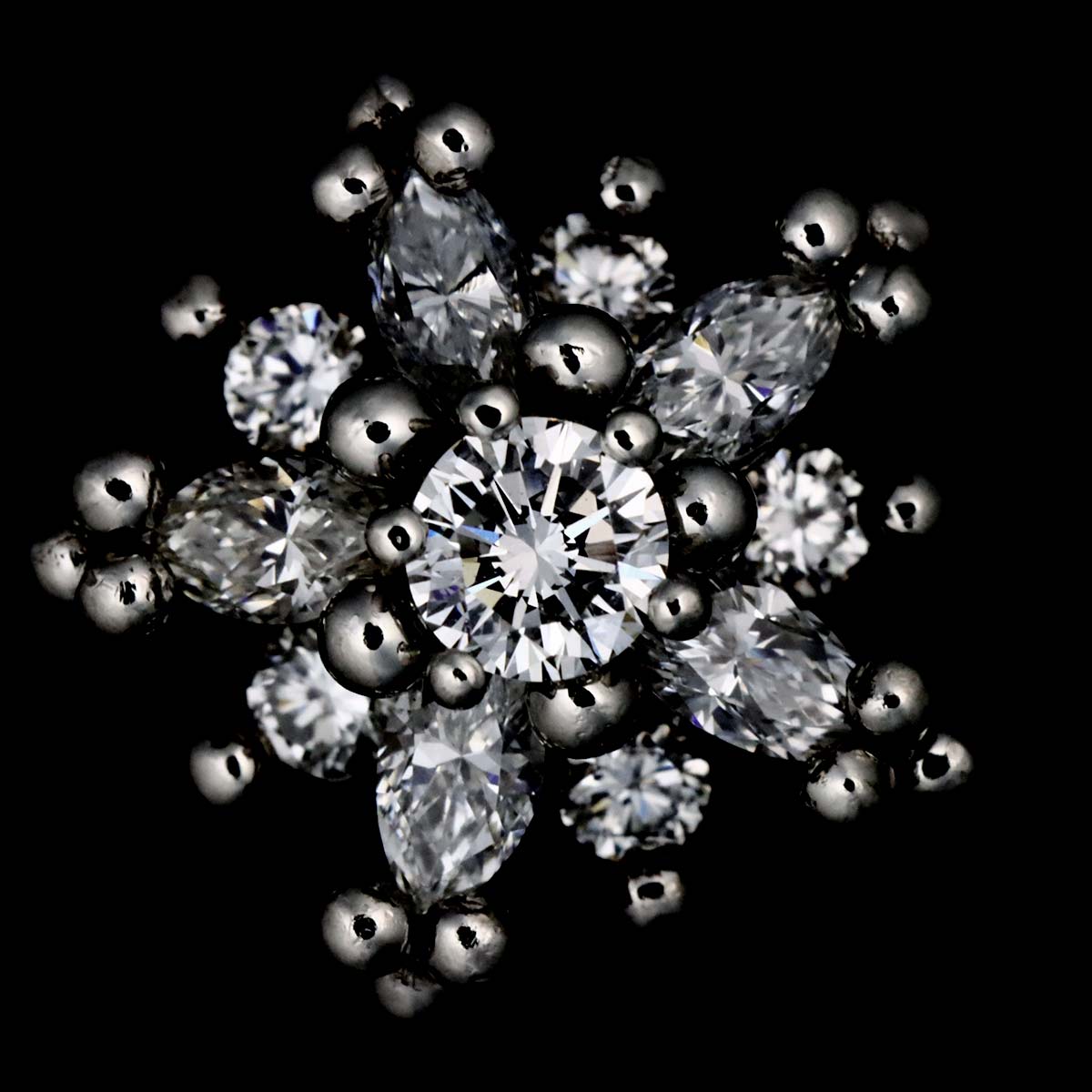 Diamond Ring Platinum Size5.25(US)