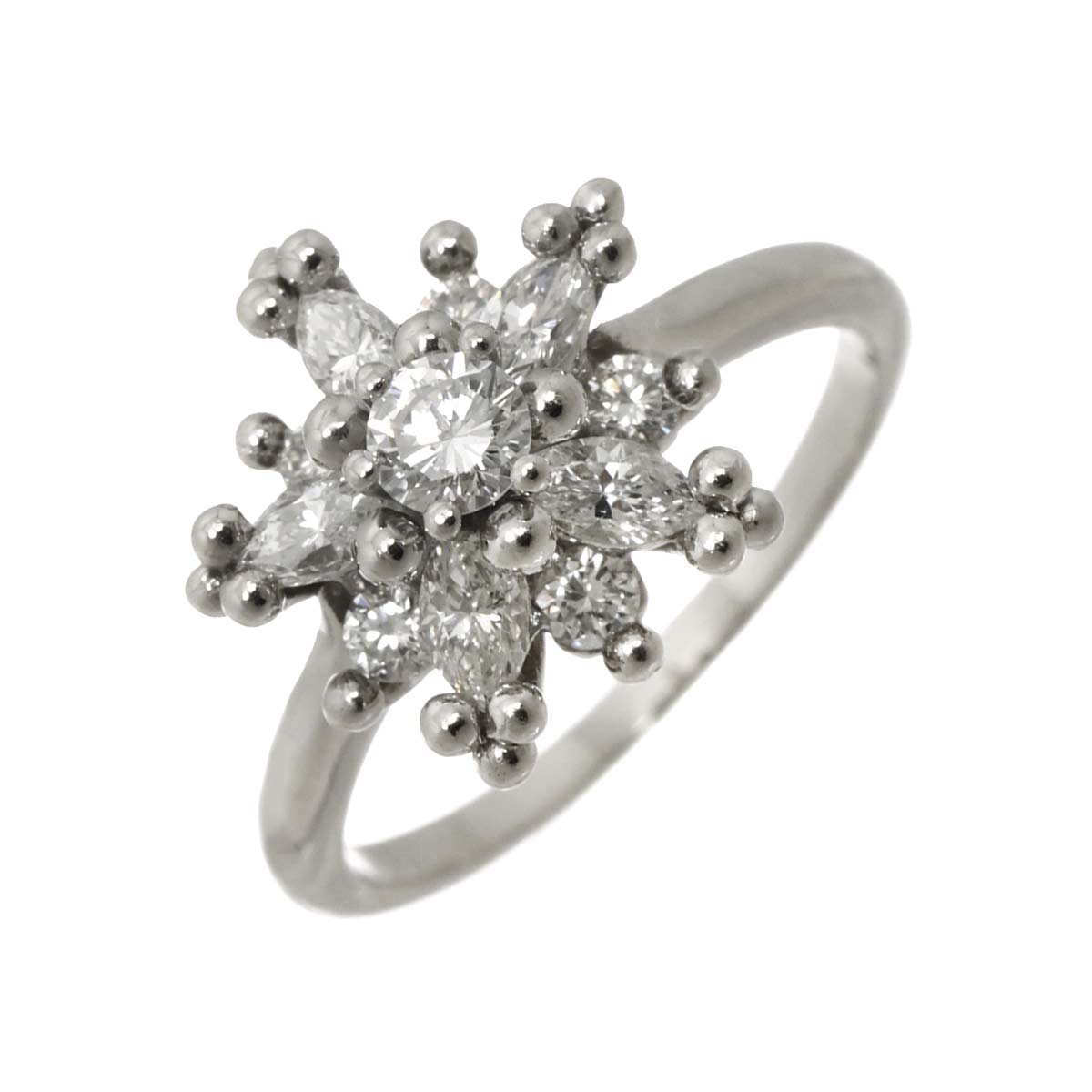 Diamond Ring Platinum Size5.25(US)