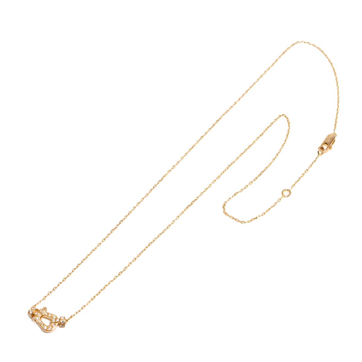 Force10 Diamond Necklace Small 18K Pink Gold 750