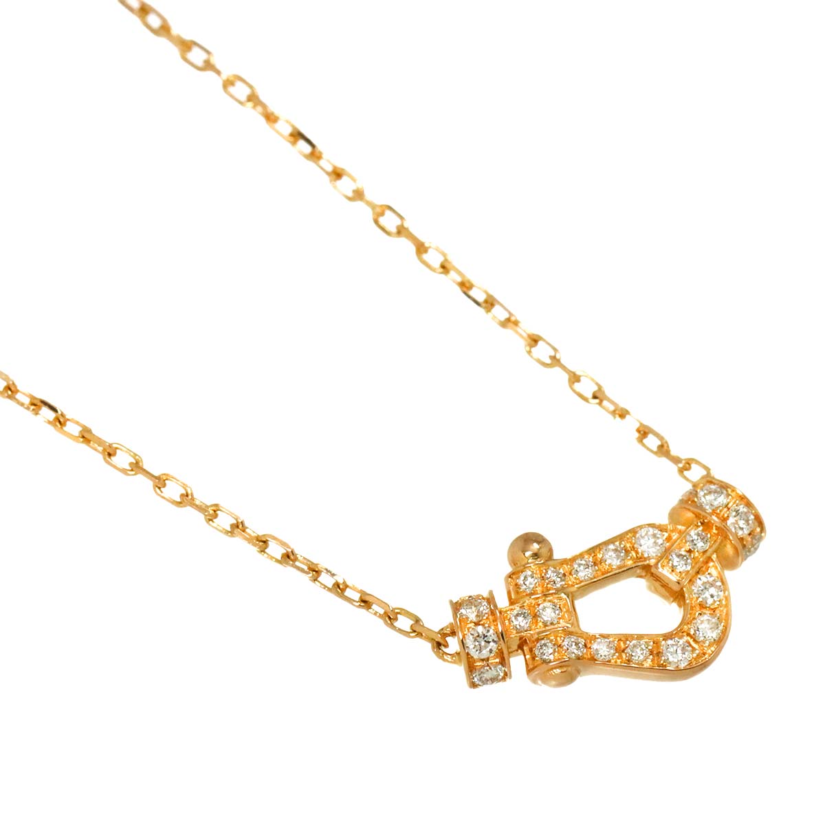 Force10 Diamond Necklace Small 18K Pink Gold 750