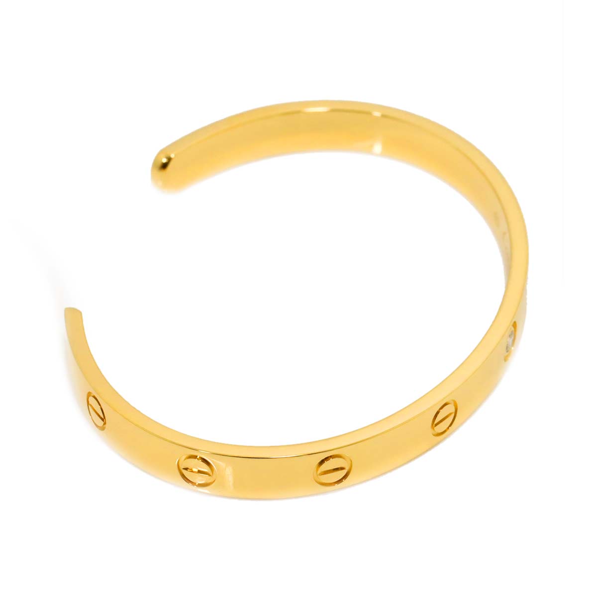 Love Bracelet Open Diamond 18K Yellow Gold 750 Size18