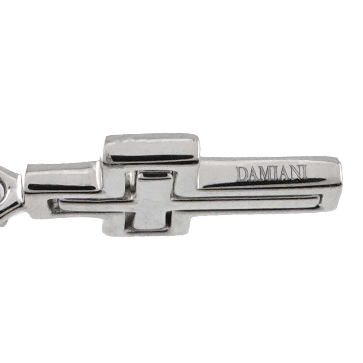 Belle Epoque Mini Diamond Cross Necklace 18K WG 750