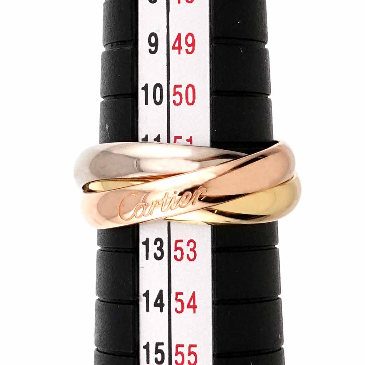 Trinity MM Ring 18K YG WG PG 750 Size52 6(US)