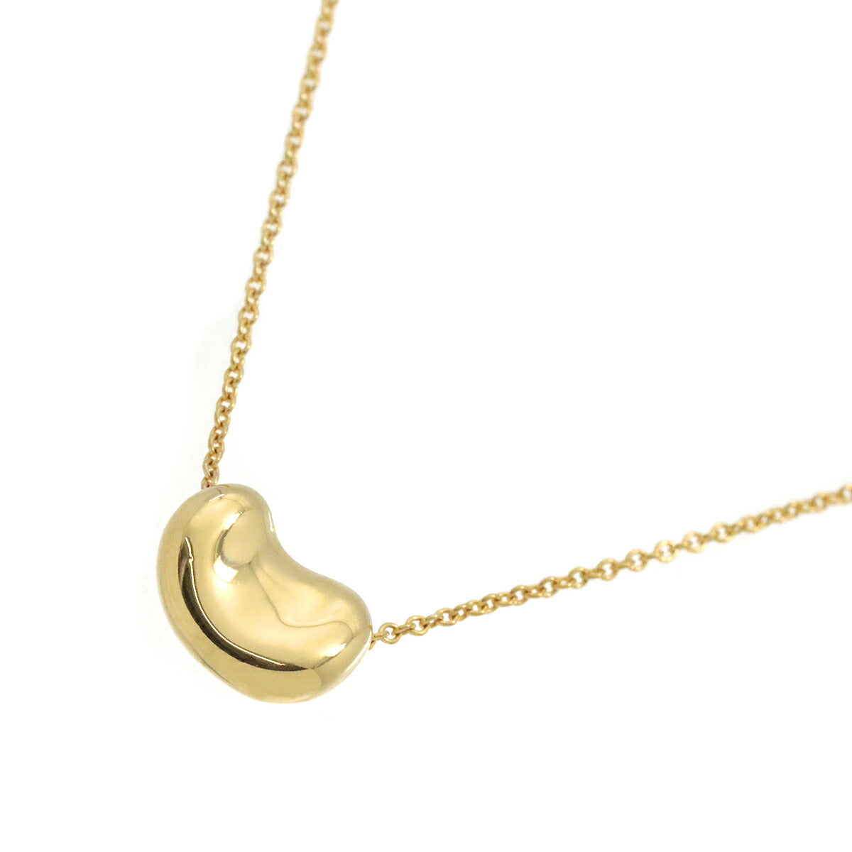 Bean Necklace 18K Yellow Gold 750