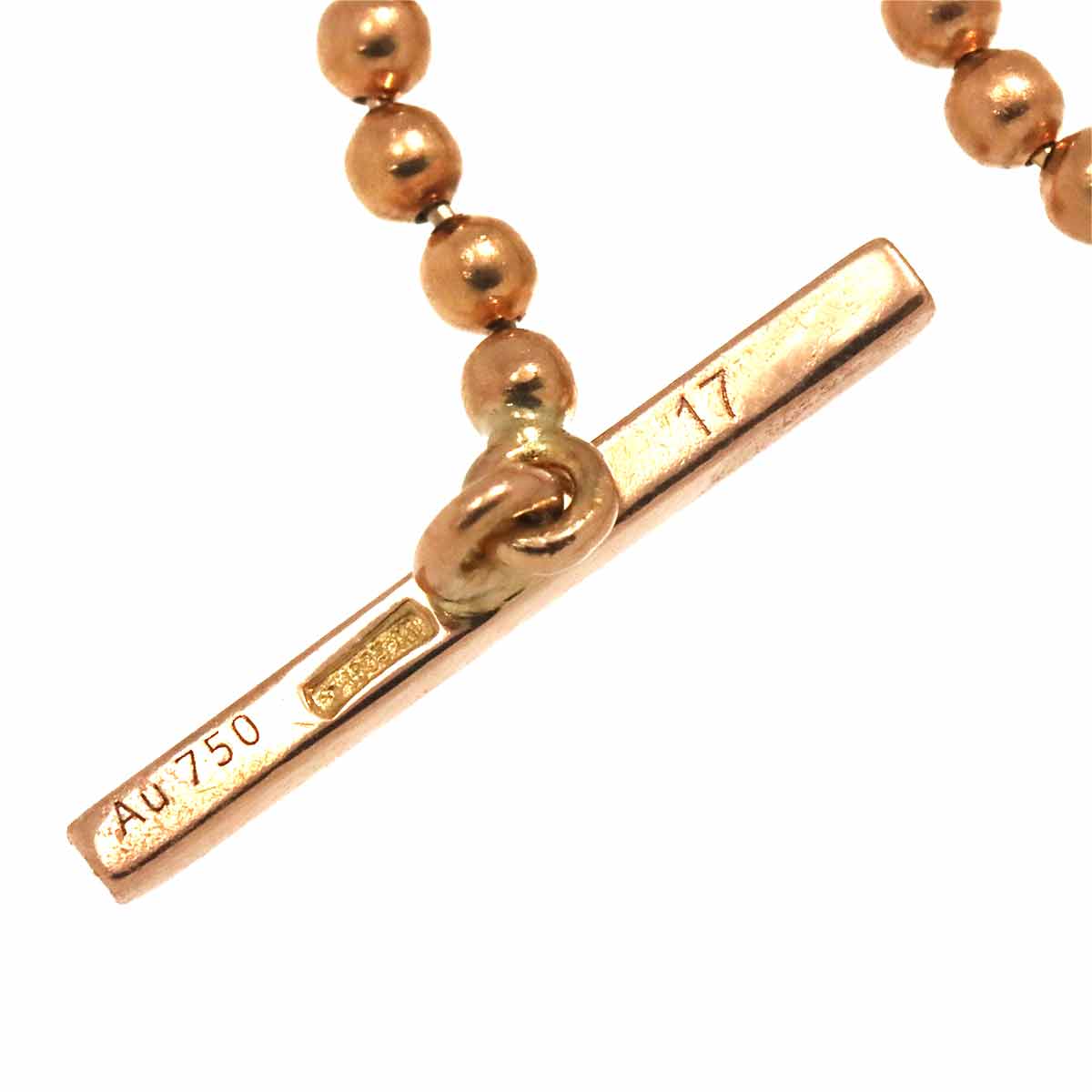 Double G Logo Bracelet 18K Pink Gold 750 size17