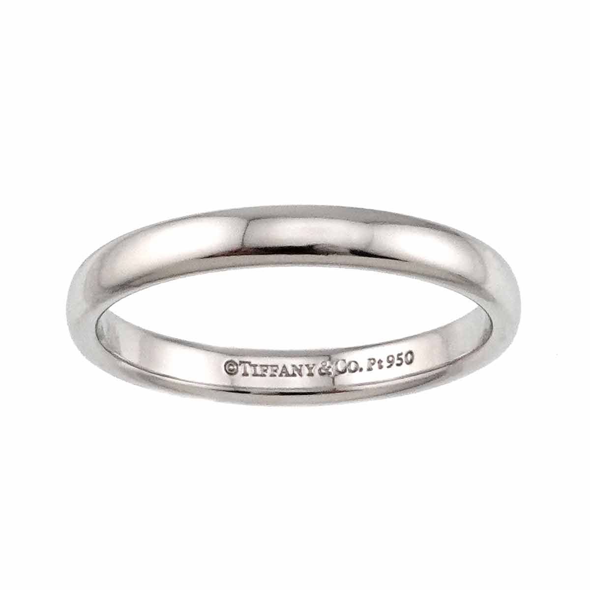 TIFFANY Co. Stacking Ring Platinum size7.75-8US)