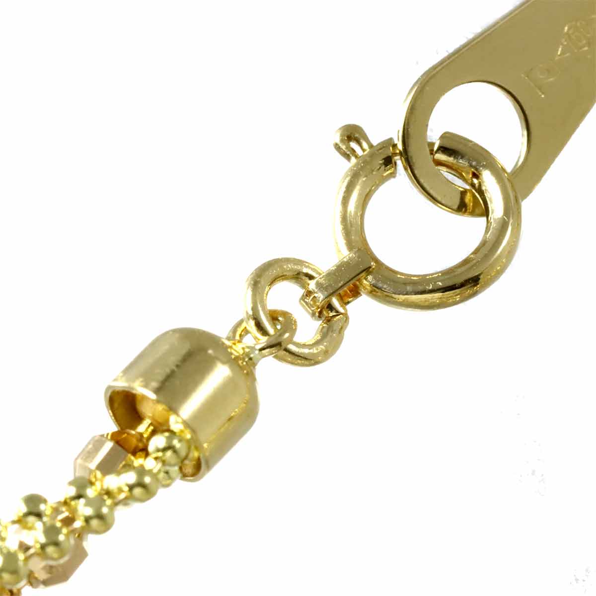 Bracelet 18K K18 PG YG Pink Yellow Gold 750