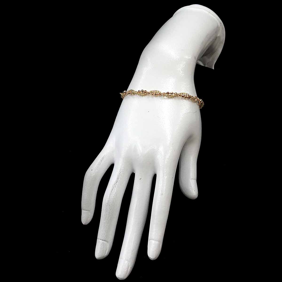 Bracelet 18K K18 PG YG Pink Yellow Gold 750