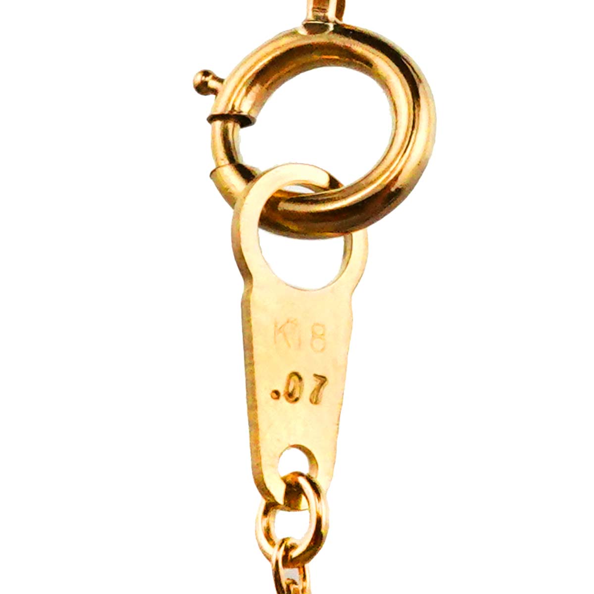 Chain Necklace 18K K18 YG Yellow Gold 750