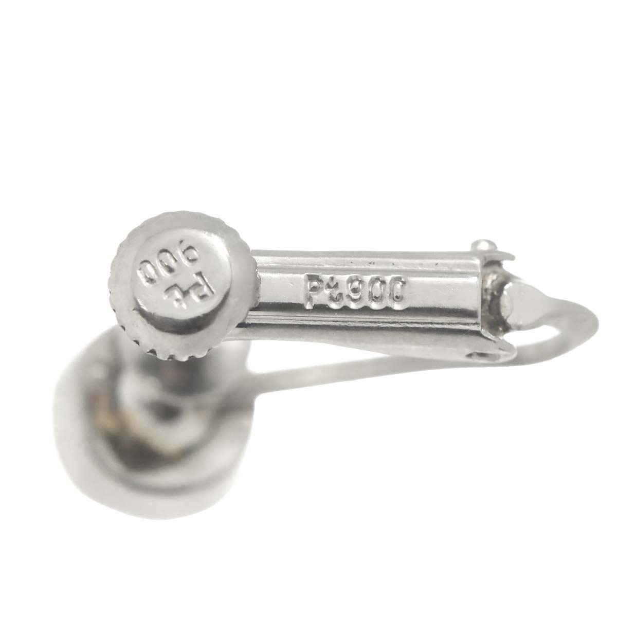 Diamond 0.566ct/0.587ct Earrings Clip on Platinum