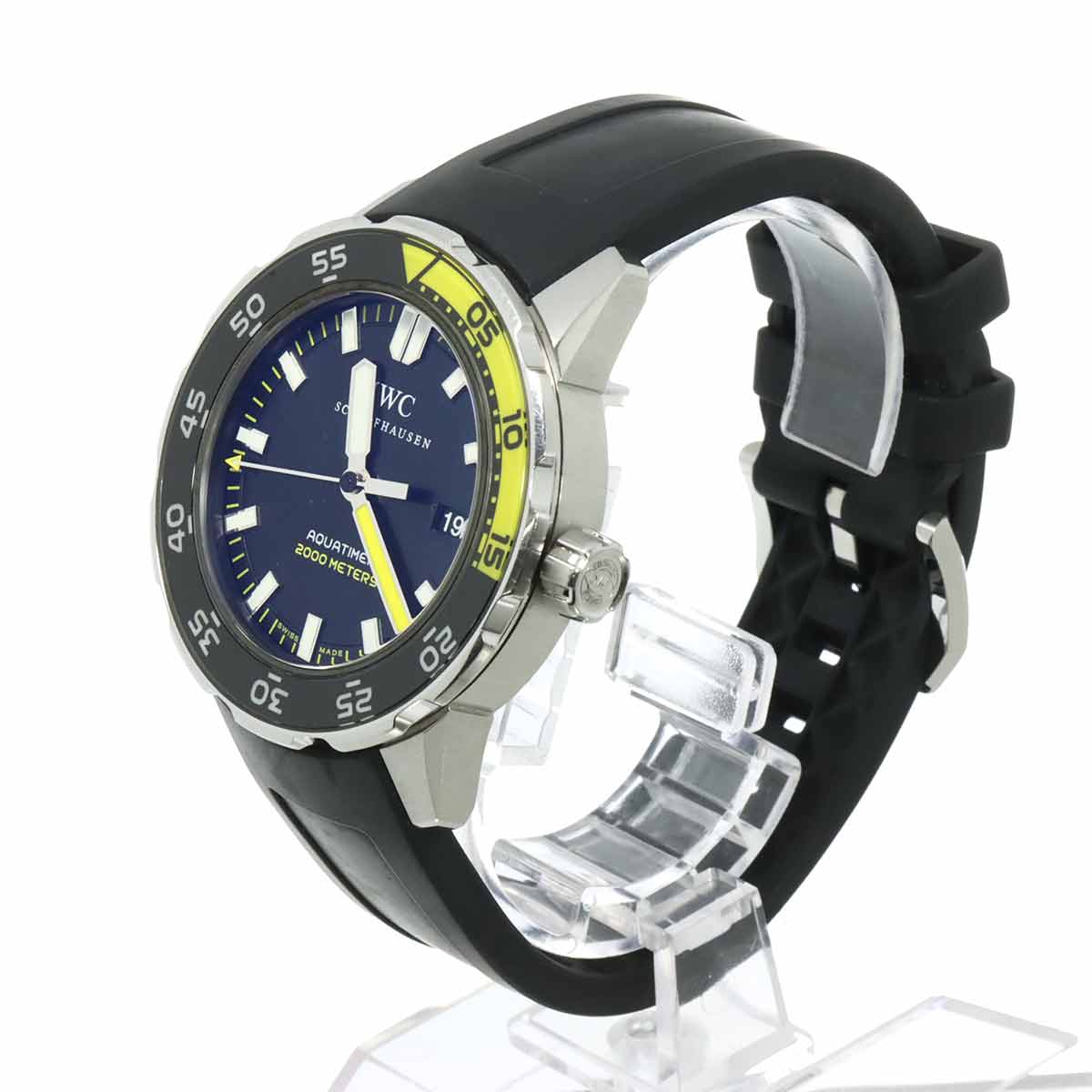 Aqua Timer 2000 IW356802 Automatic Date Black Dial Mens Watch