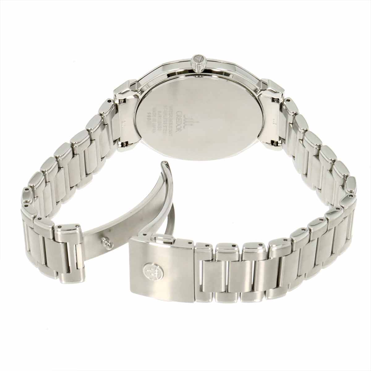 SEIKO CREDOR Linearcus GCAR063 Quartz Blue Dial Mens Watch