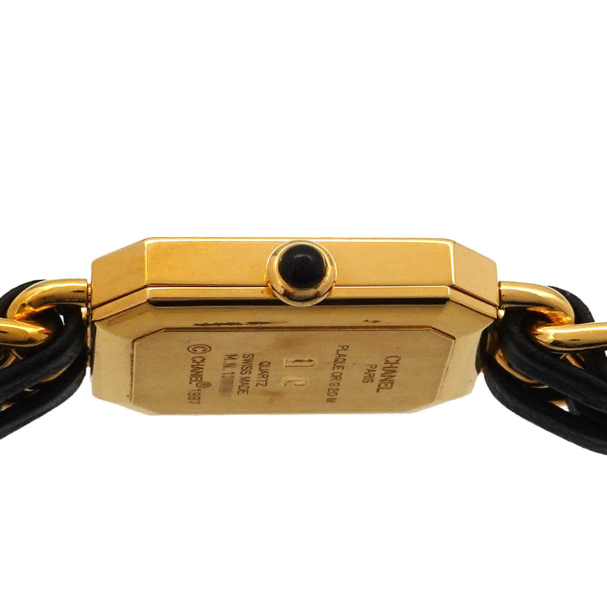 Premiere Size M H0001 Vintage Quartz Black Dial Ladies Watch