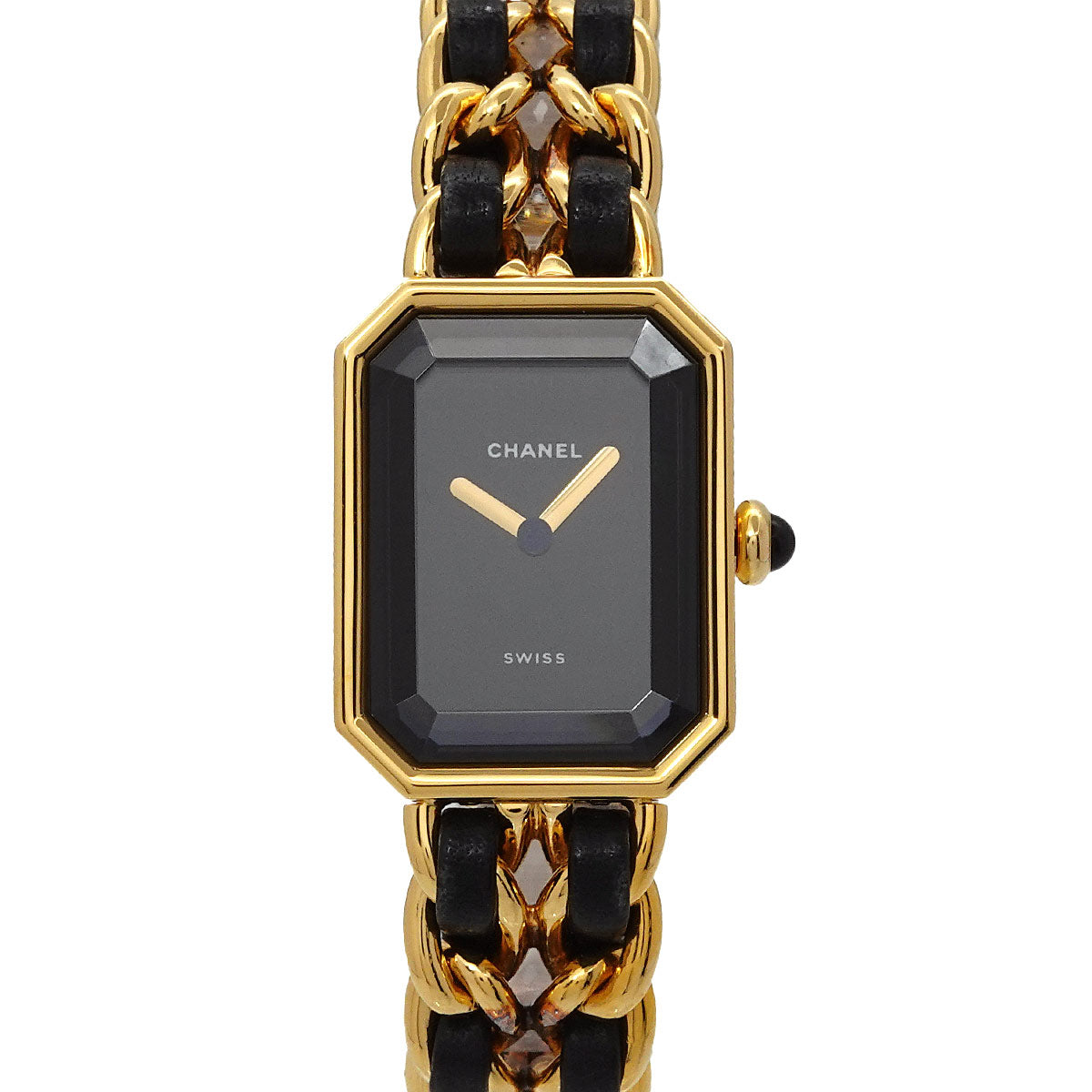 Premiere Size M H0001 Vintage Quartz Black Dial Ladies Watch