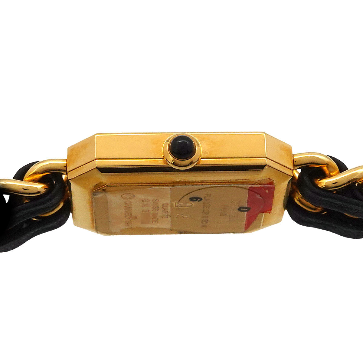 Premiere Size L H0001 Vintage Quartz Black Dial Ladies Watch