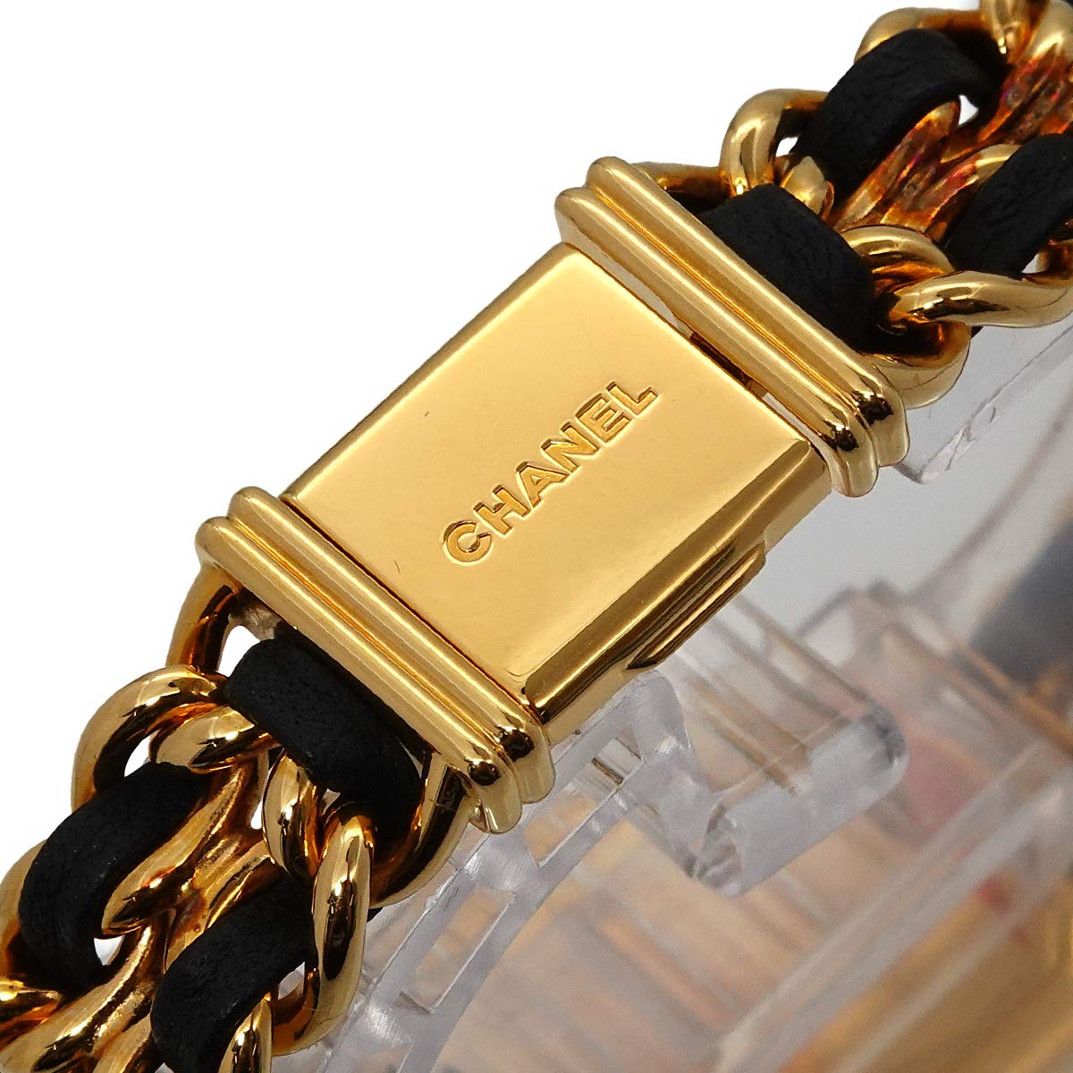 Premiere Size L H0001 Vintage Quartz Black Dial Ladies Watch