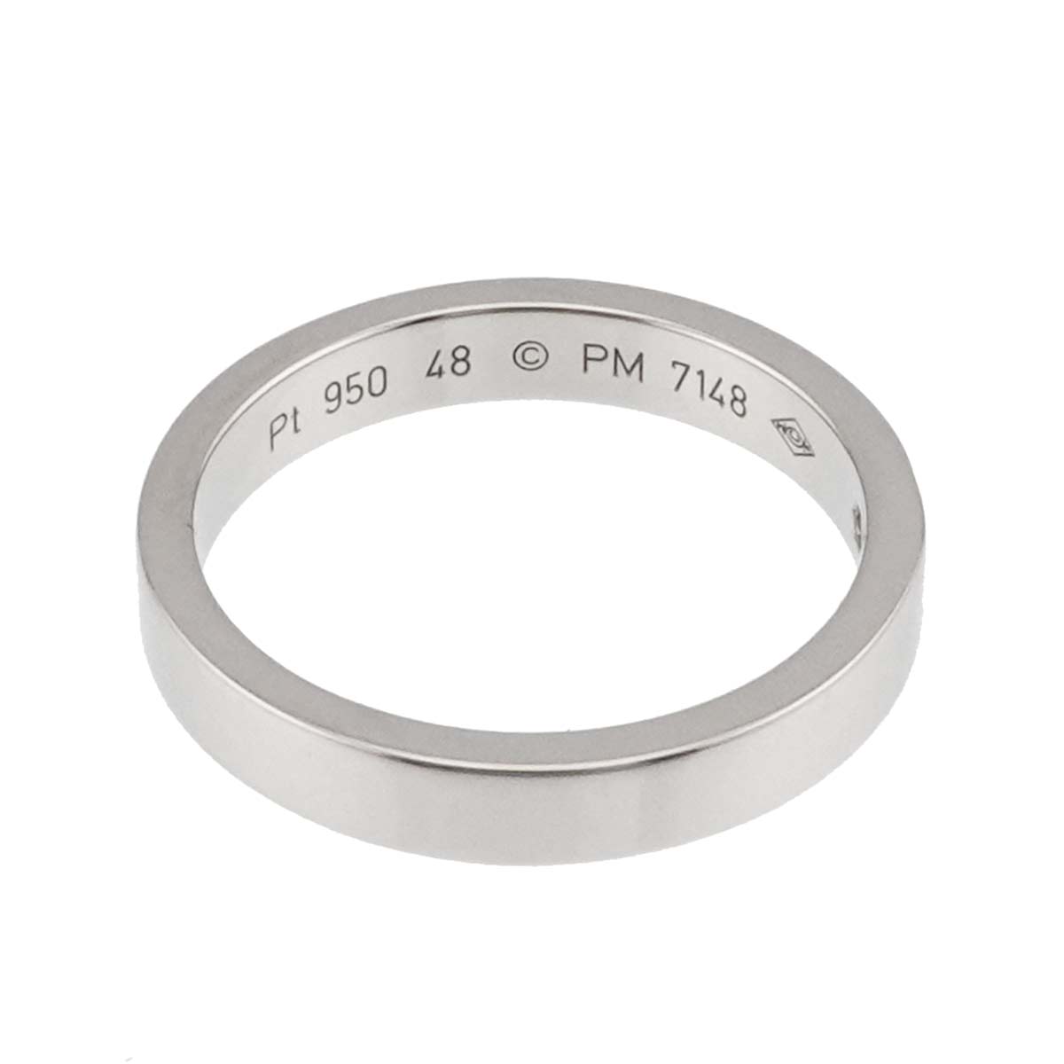 C de Diamond 1P Ring Pt Platinum size48 4.5(US)