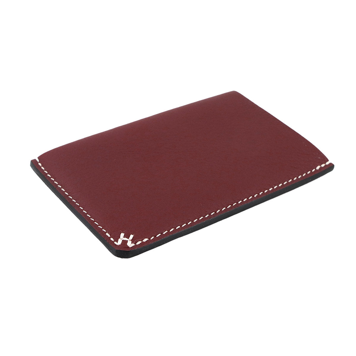H Sellier Card Case Evercolor Rouge H
