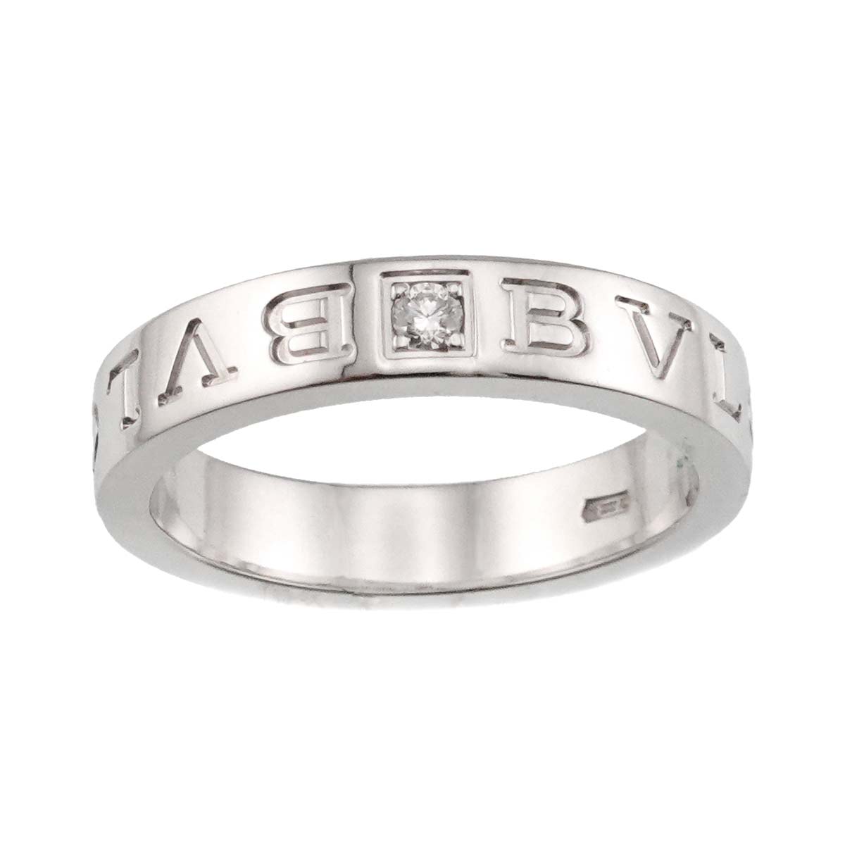 B-ZERO1 Diamond Ring 18K WG 750 size6.75-7.25(US)