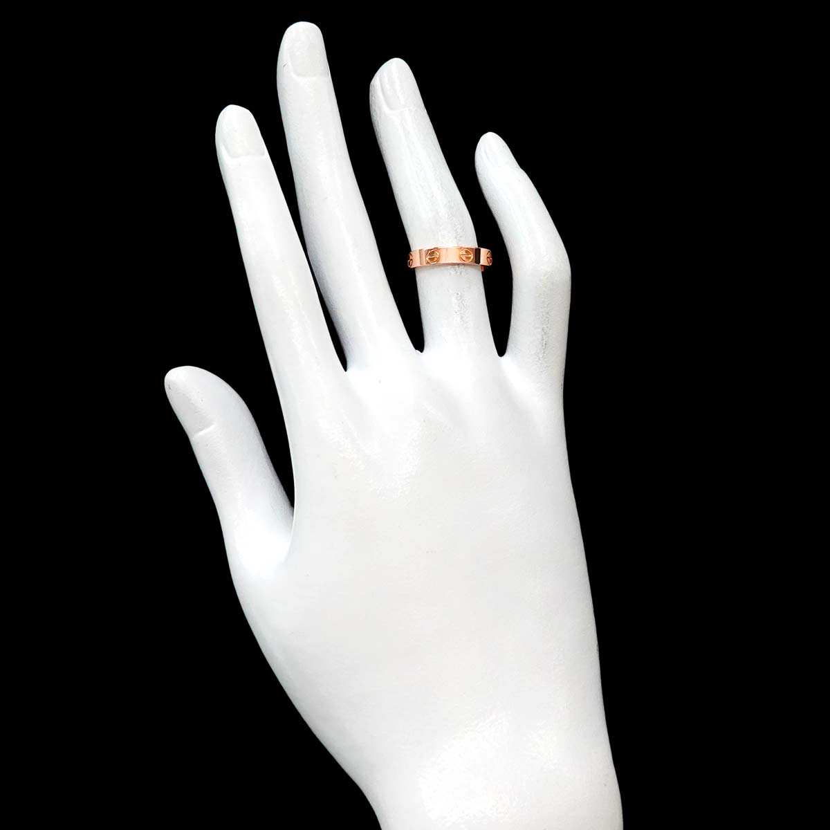 Cartier Mini Love Ring 18K Pink Gold 750 size49 4.75-5(US)