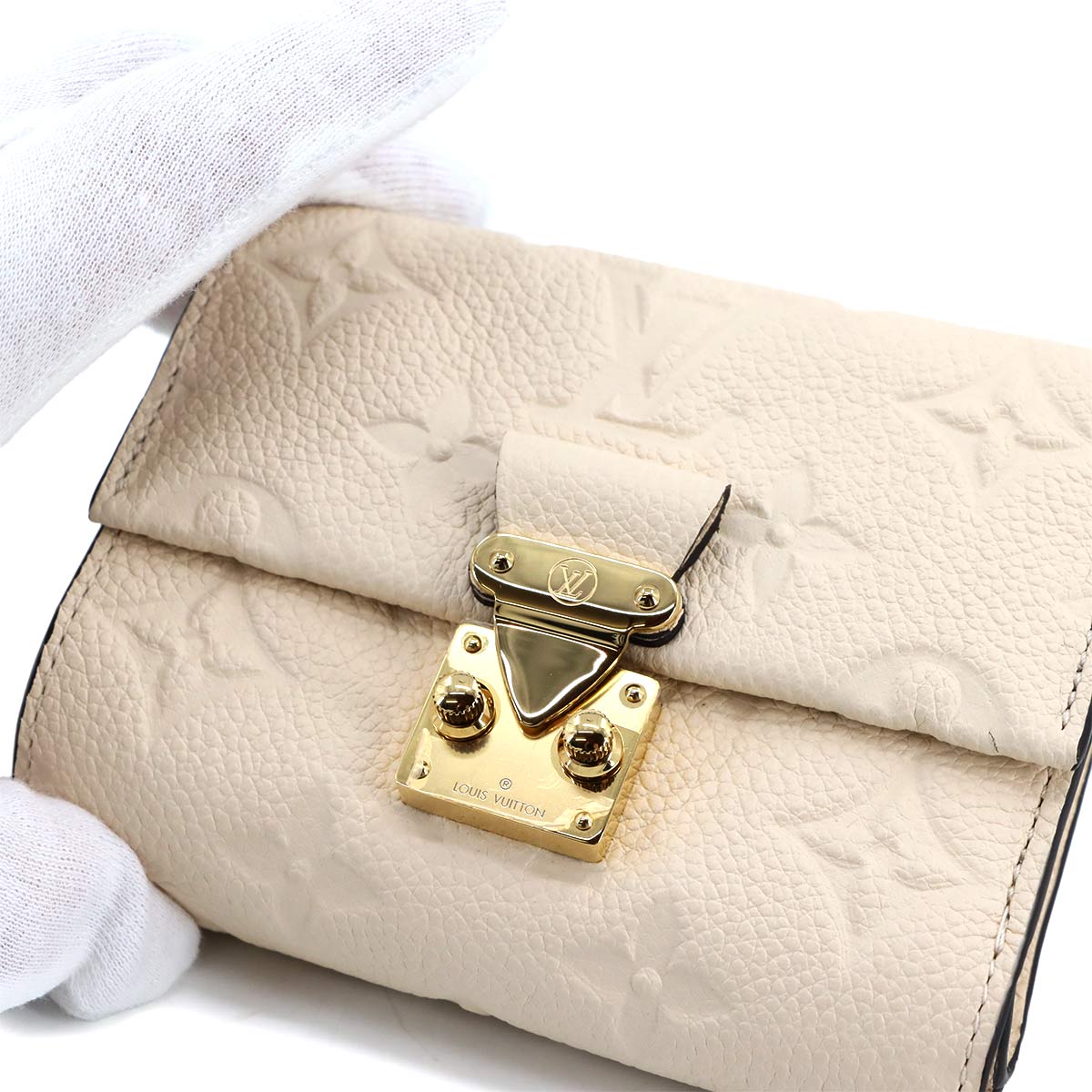 Monogram Empreinte Metis Compact Wallet Cream M81071