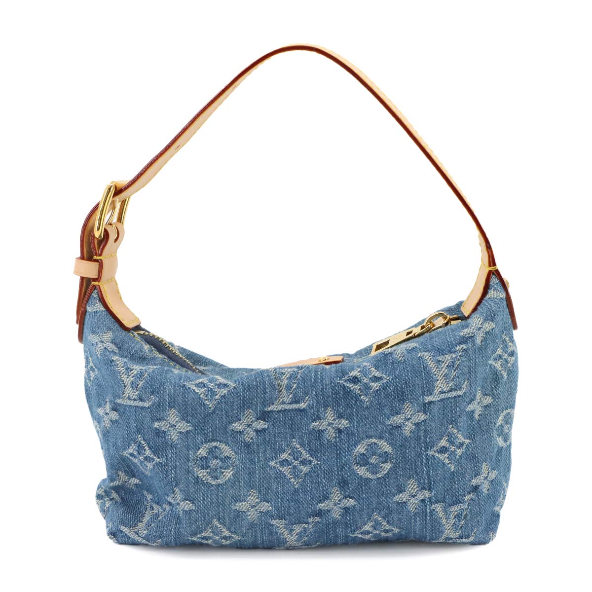 Monogram Denim Hills Pochette Hand Bag Blue M82949
