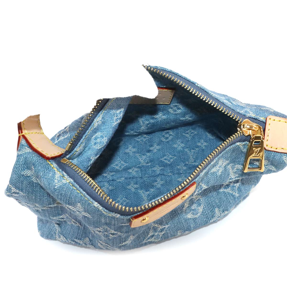 Monogram Denim Hills Pochette Hand Bag Blue M82949