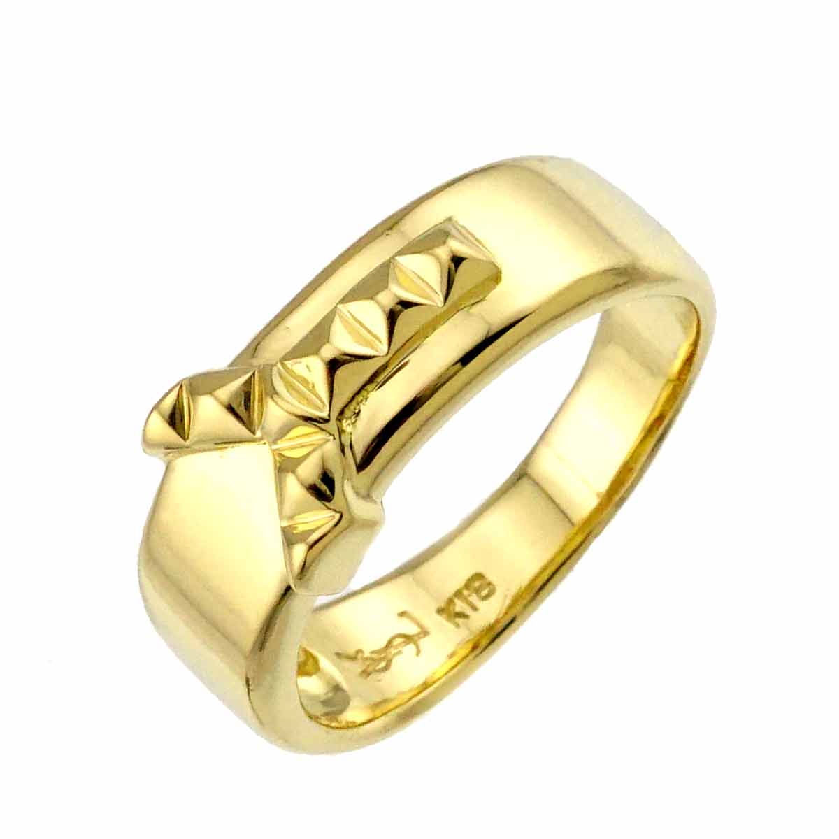 Ring 18K Yellow Gold 750 Pt size7.75-8(US)