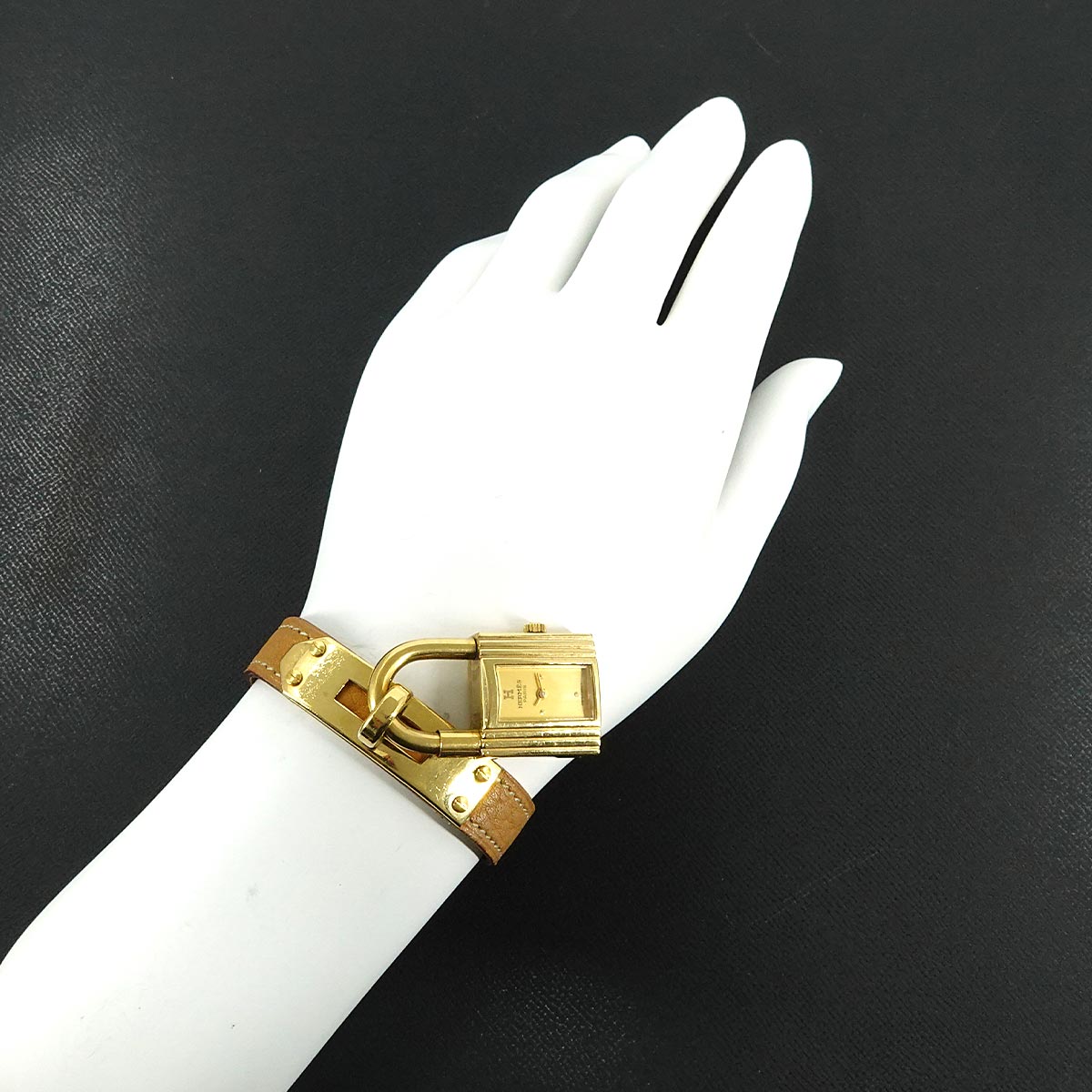 Kelly Watches Quartz Gold Dial Vintage Cadena Ladies Watch