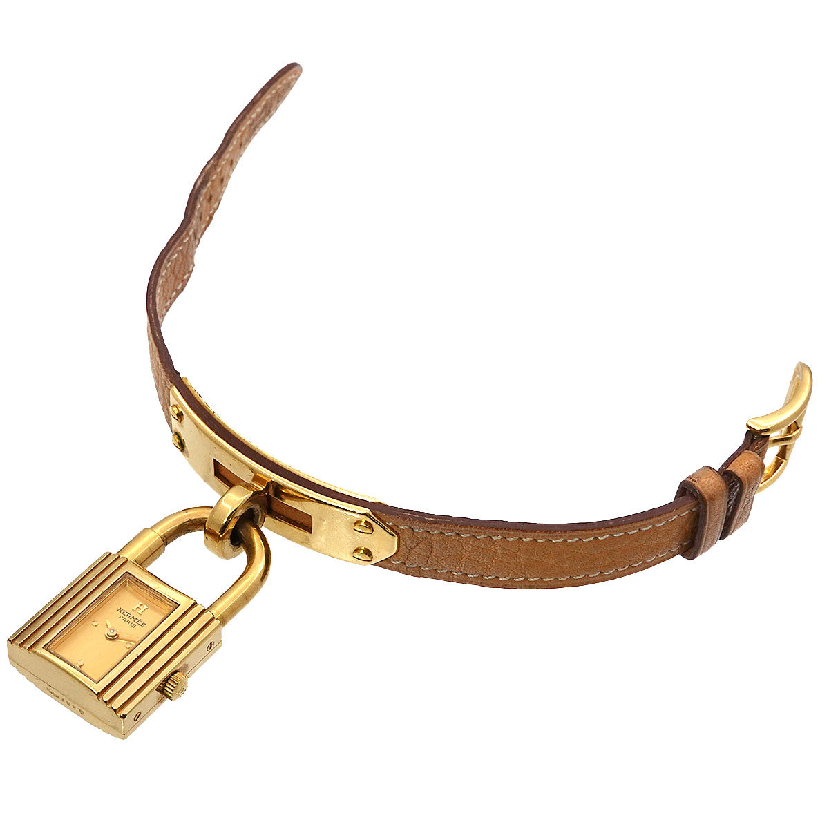 Kelly Watches Quartz Gold Dial Vintage Cadena Ladies Watch