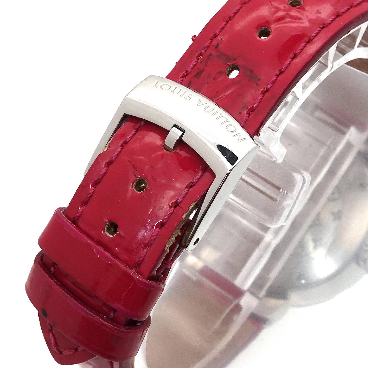 Tambour Q1J05 Diamond Pink Dial Ladies Watch