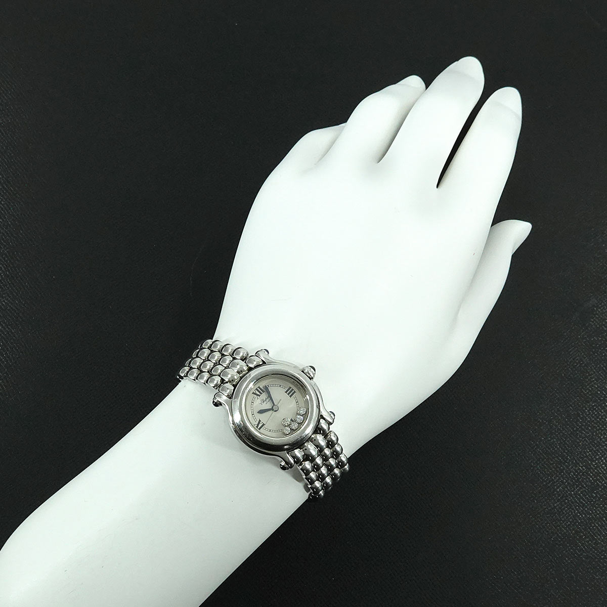 Happy Sport 27/8250-23 5P Diamond White Dial Ladies Watch