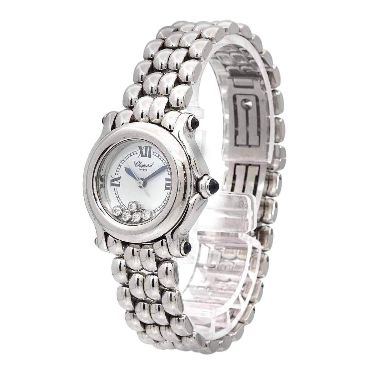 Happy Sport 27/8250-3006 5P Diamond White Dial Ladies Watch